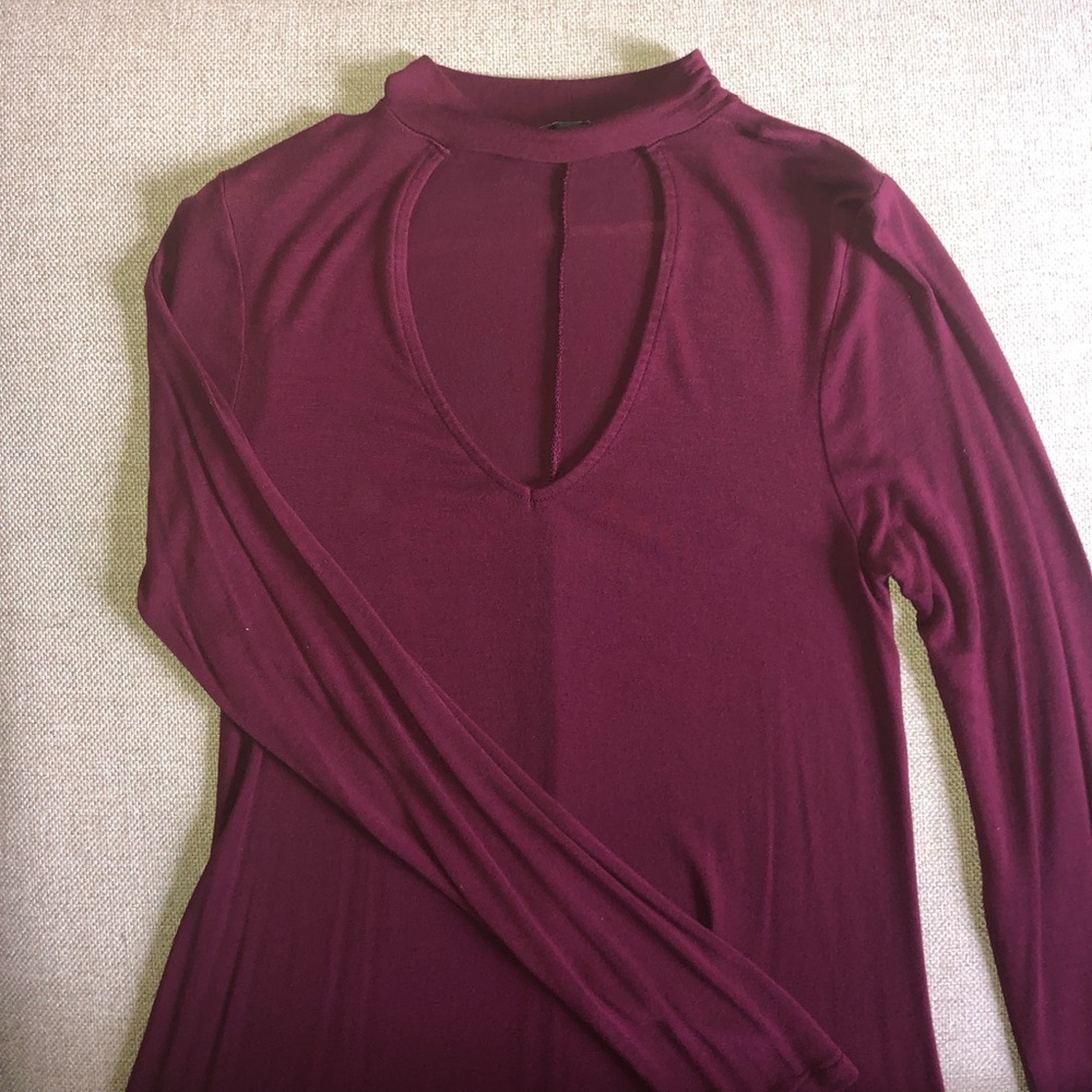 Express plum dress